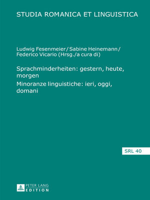 cover image of Sprachminderheiten